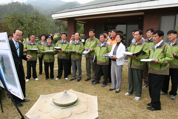 삽교읍 목리 도청이전예정지 현지답사