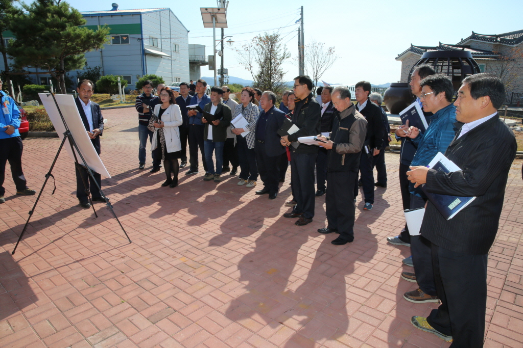 오촌권역 농촌마을 종합개발 사업장 답사