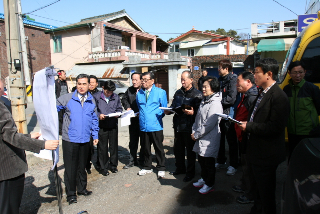 군정 주요사업장 답사