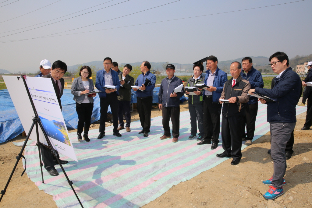 제212회 예산군의회(임시회) 군정주요사업장 답사