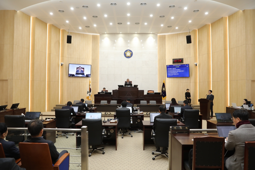 제310회 임시회 1차 본회의 개회(주요업무추진계획 보고)