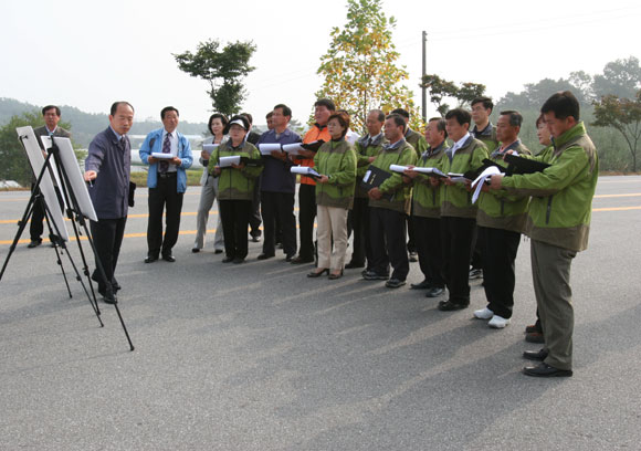 신암면 용궁리 추사기념관 건립지