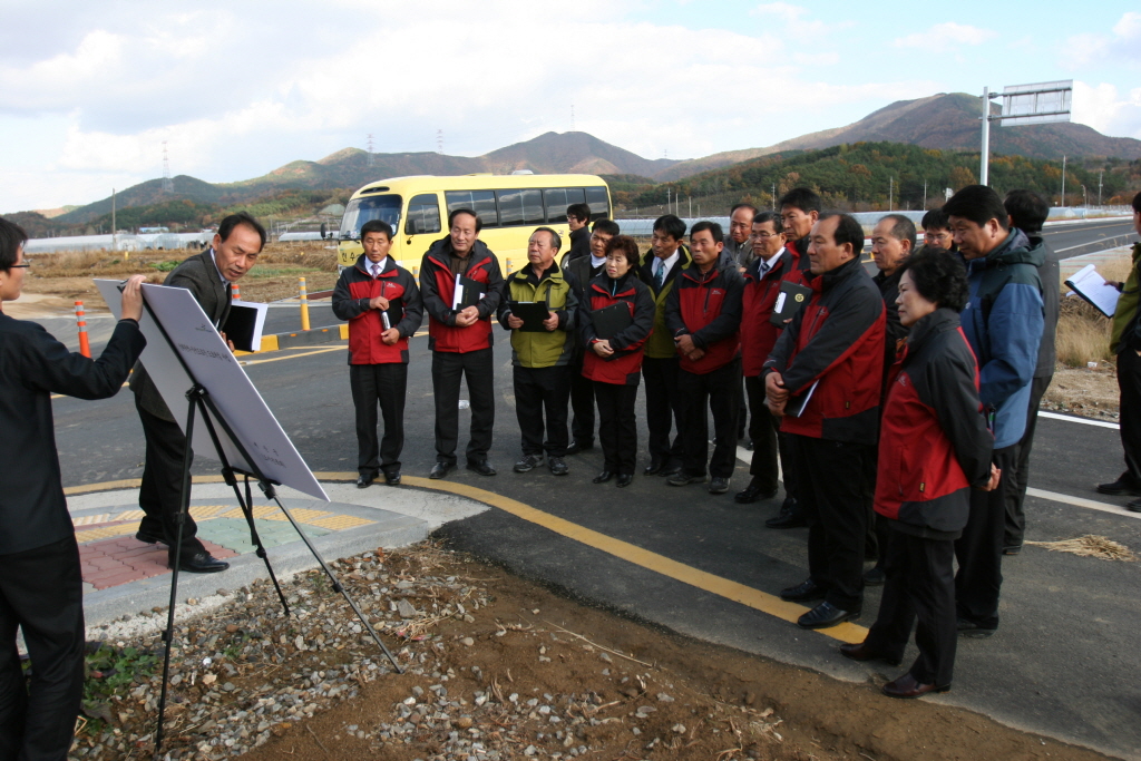  군정 주요사업장 방문