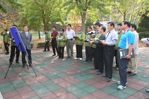 응봉면 후사리 예당관광지 경관조명등 설치