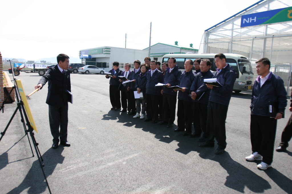 군정 주요사업장 답사