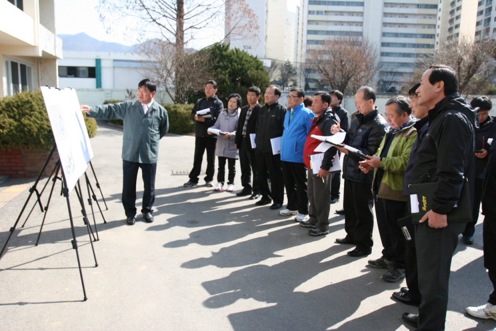 군정 주요사업장 답사