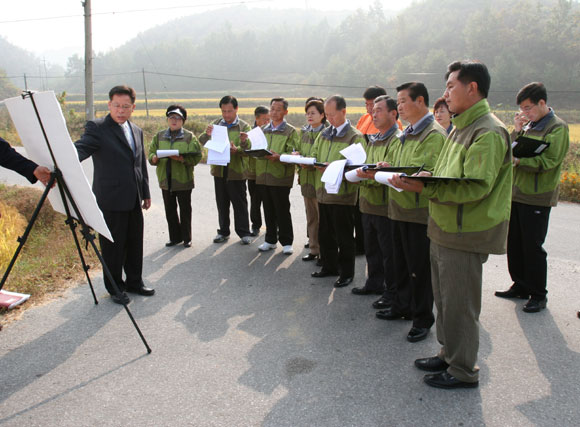광시면 신흥리 산불피해지복구조림지