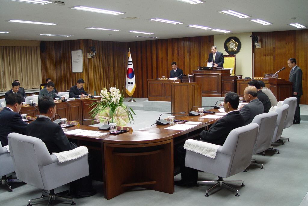 제109회 예산군의회(임시회) 개회식