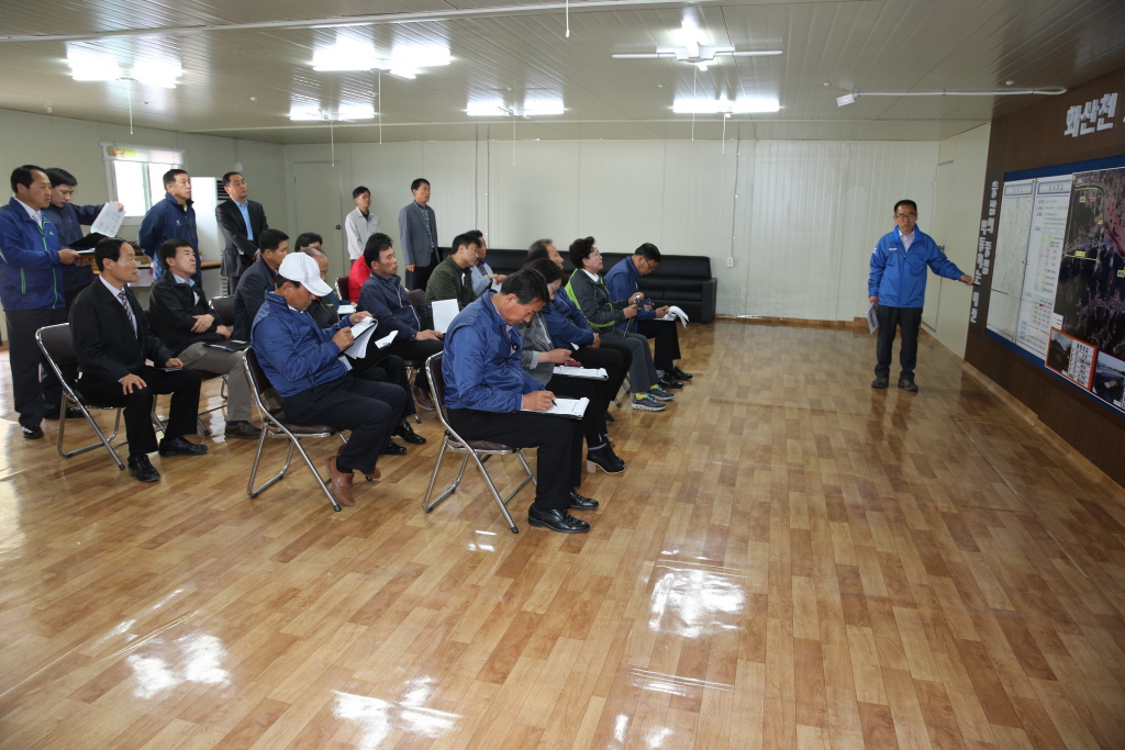 제212회 예산군의회(임시회) 군정주요사업장 답사