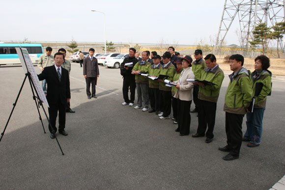 2007년 군정 주요사업장 답사