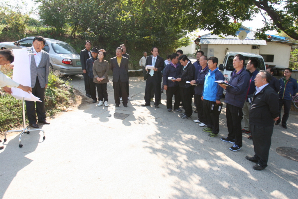 신가2리 도로확포장 사업