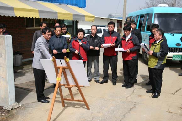 2010년 군정 주요사업장답사