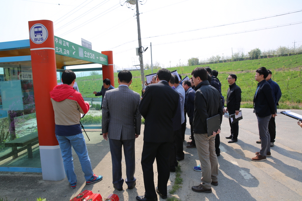 제212회 예산군의회(임시회) 군정 주요사업장 답사