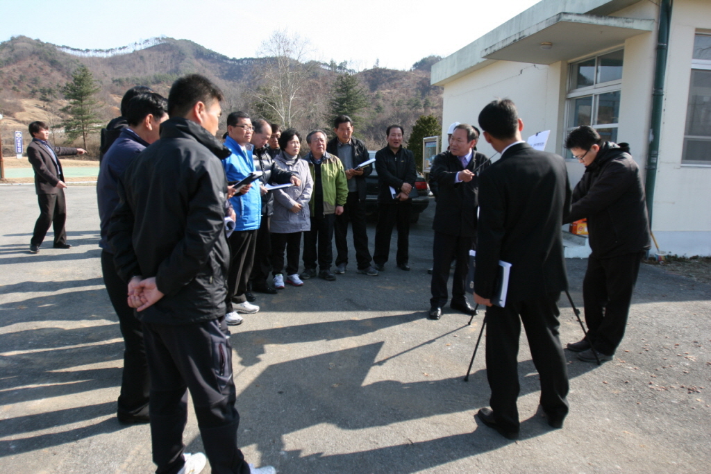 군정 주요사업장 답사