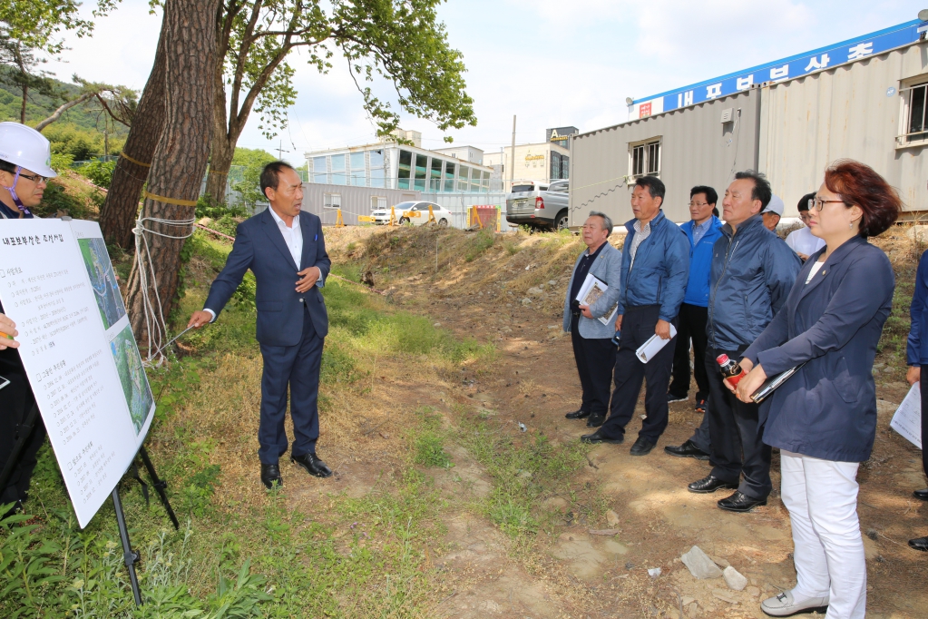 내포보부상촌 조성사업지 답사