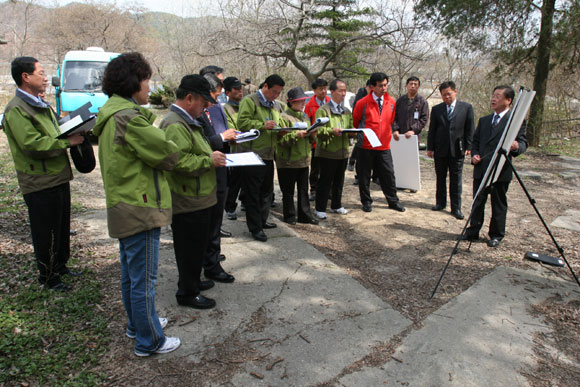 2007년 군정 주요사업장 답사