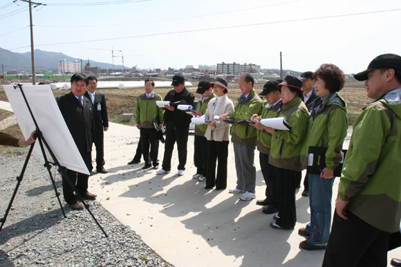 2007년 군정 주요사업장 답사