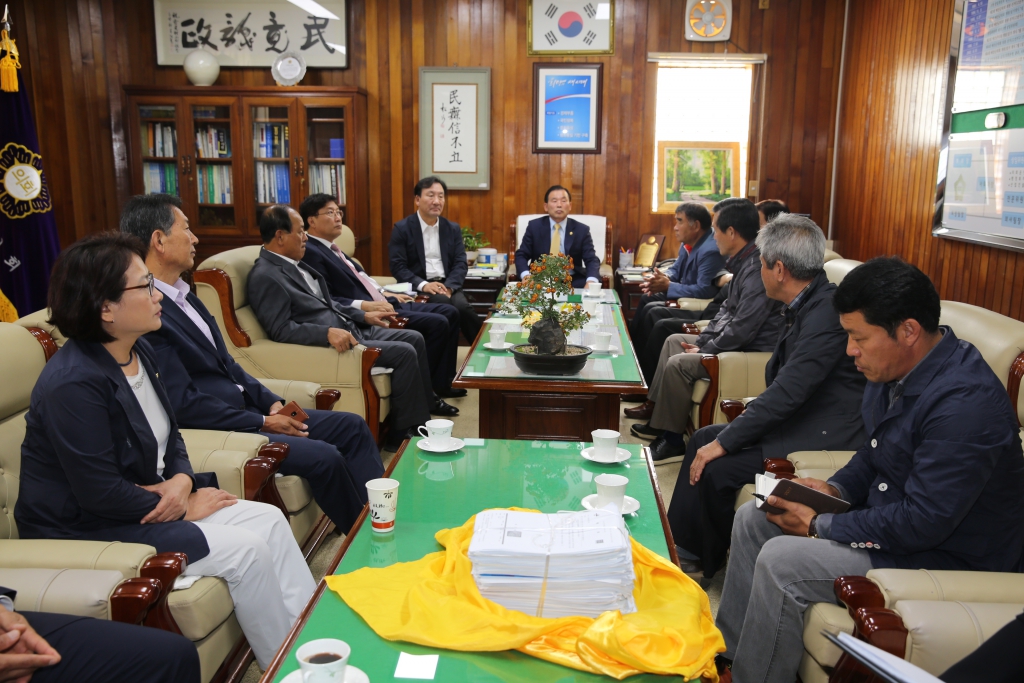 이장단과의 간담회