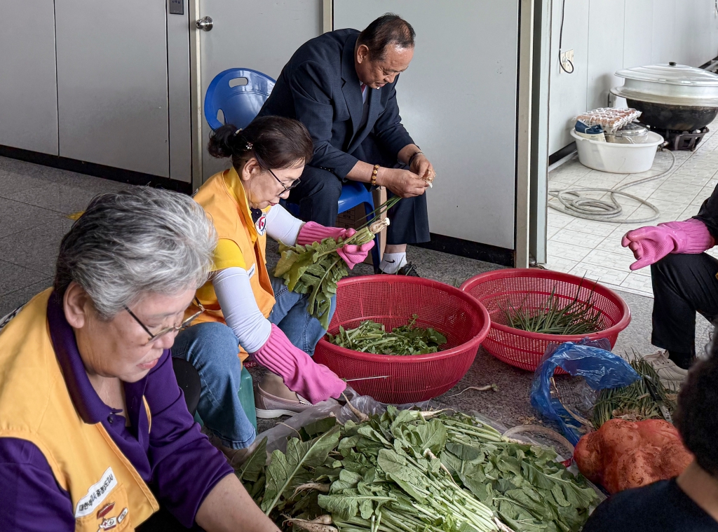 대한적십자 삽교봉사회 김치담그기 봉사