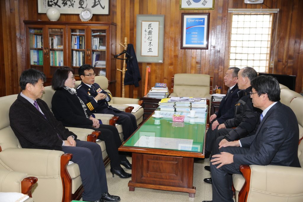 김황구 신임 예산경찰서장 내방