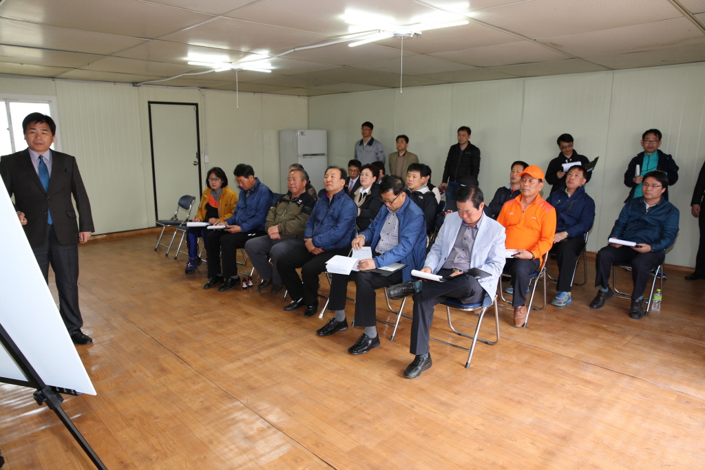 제212회 예산군의회(임시회)사업장답사