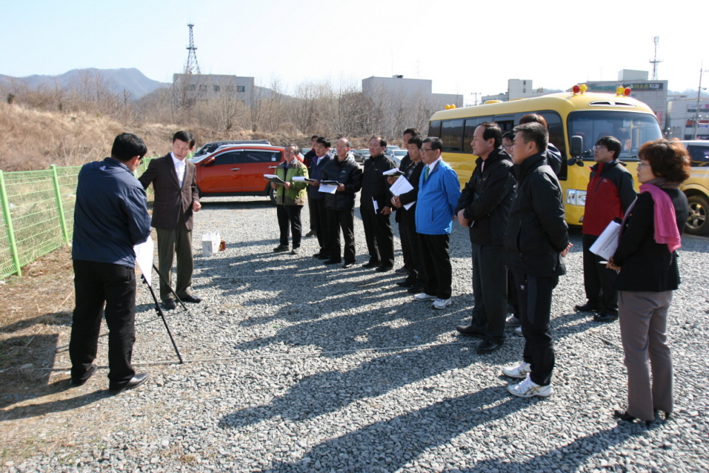 군정 주요사업장 답사