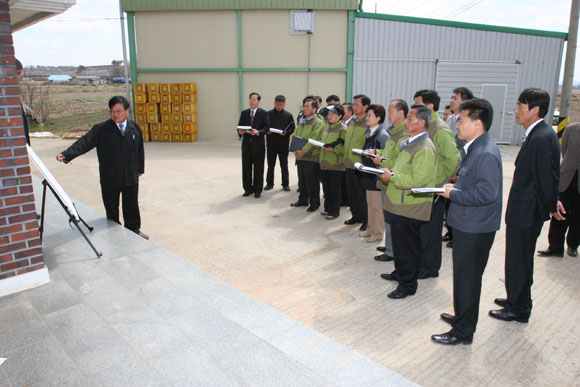 2007년 군정 주요사업장 답사